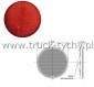 Szko odblaskowe czerwone naklejane d=79mm
