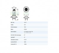 arwka 24V H7 70W tdl px26d wzmacniane