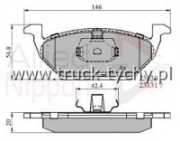 KLOCKI HAMULCOWE PRZD AUDI, SEAT, SKODA, VW