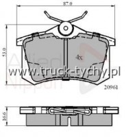 KLOCKI HAMULCOWE TY AUDI, SEAT, SKODA, VW