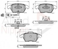 KLOCKI HAMULCOWE PRZD AUDI, SEAT, SKODA, VW