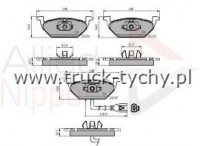 KLOCKI HAMULCOWE PRZD AUDI, SEAT, SKODA, VW