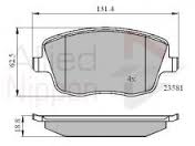 KLOCKI HAMULCOWE PRZD SKODA, VW, SEAT