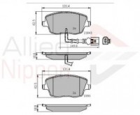 Klocki hamulcowe przd Skoda VW Seat