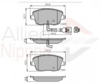 KLOCKI HAMULCOWE PRZD SKODA, VW, SEAT