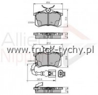 Klocki hamulcowe ty Audi Seat Skoda VW