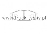 KLOCKI HAMULCOWE NISSAN PATROL TY