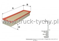 WKAD FILTRA POWIETRZA PEUGOT, CITROEN