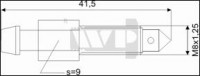 Odpowietrznik  M8x1,25  L= 41,5  MERCEDES,OPEL