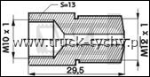 Redukcja przewodu hamulcowego M10x1/M12x1