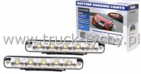 wiata do jazdy dziennej 12V 5LED 187mm