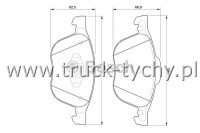 KLOCKI HAMULCOWE PRZD FORD, MAZDA, VOLVO