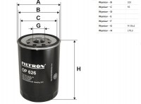 Filtr oleju Man L2000,M2000,M90