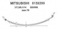 RESOR MITSUBISHI L200 TYLNY L=P