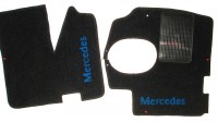 Dywaniki kabiny welur komplet p/l Mercedes Atego