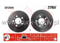 TARCZA HAMULCOWA TY AUDI, SEAT, SKODA, VW
