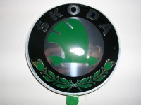 ZNAK FIRMOWY SKODA fi 80mm ORYGINA