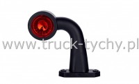Lampa obrysowa 12/24V led biao-czerwona amana