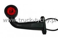 Lampa obrysowa 12/24V led biao-czerwona amana