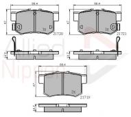 KLOCKI HAMULCOWE TY HONDA CIVIC,ACCORD43022SV4G20