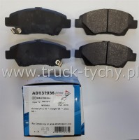 KLOCKI HAMULCOWE PRZD HONDA JAZZ 08> 45022TF0G02