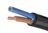 Przewd elektryczny 2x0,5mm2 okrgy czarny