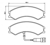 KLOCKI HAMULCOWE MULTICAR M-26