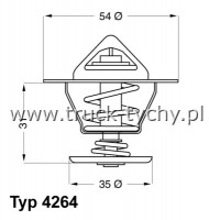 TERMOSTAT 87C AUDI / SEAT / SKODA / VW