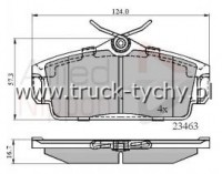 KLOCKI HAMULCOWE PRZD NISSAN PRIM.,ALM.41060BM525