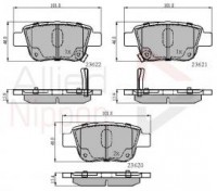 KLOCKI HAMULCOWE TY TOYOTA AVENSIS 03>0446605010