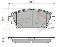 KLOCKI HAMULCOWE PRZD NISSAN ALM.,PRIM.41060AV126