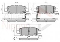 KLOCKI HAMULCOWE TY NISSAN QASHQAI 07>D4060JA00A