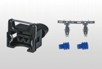 Wtyczka elektryczna 2pin, zcze wtryskiwacza