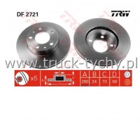 TARCZA HAMULCOWA PRZD FIAT DUCATO/PEUGOT ( 280mm)