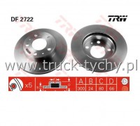 TARCZA HAMULCOWA PRZD FIAT DUCATO/PEUGOT ( 300mm)
