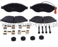 Klocki hamulcowe przd  FIAT DUCATO, CITROEN  