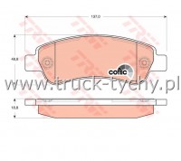 KLOCKI HAMULCOWE TY FIAT DUCATO/ CITROEN  