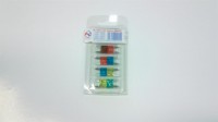 Bezpieczniki pytkowe mini 7,5A-30A 8szt
