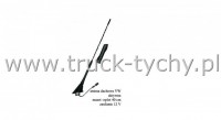 ANTENA SAMOCHODOWA ZEWNTRZNA 40cm RAKU