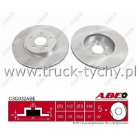 TARCZA HAMULCOWA PRZD FORD MONDEO III (B4Y)