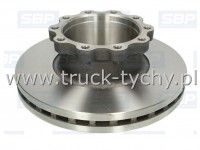 TARCZA HAMULCOWA PRZD MAN L/M2000