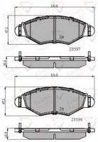 KLOCKI HAMULCOWE PRZD PEUGEOT 206, CITROEN