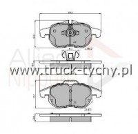 KLOCKI HAMULCOWE PRZD OPEL ASTRA H, VECTRA C