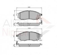 KLOCKI HAMULCOWE PRZD NISSAN QASHQAI +2