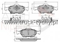 KLOCKI HAMULCOWE PRZD TOYOTA YARIS 06>04465-0D050