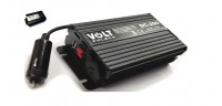 Przetwornica 24/12V 25A 200W usb