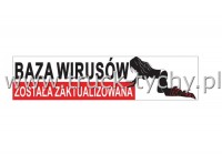 Naklejka - baza wirusw zostaa zaktualizowana