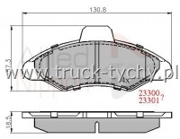 KLOCKI HAMULCOWE PRZD FORD ESCORT, ORION