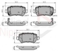 KLOCKI HAMULCOWE TY OPEL ASTRA, COMBO, CORSA