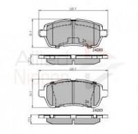 KLOCKI HAMULCOWE PRZD MAZDA 2 07>